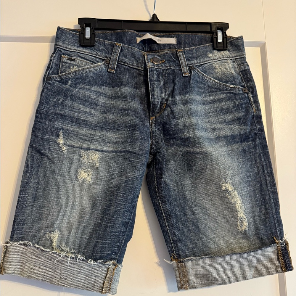 NWOT Joe's Jeans | Distressed Jean Shorts. size 25